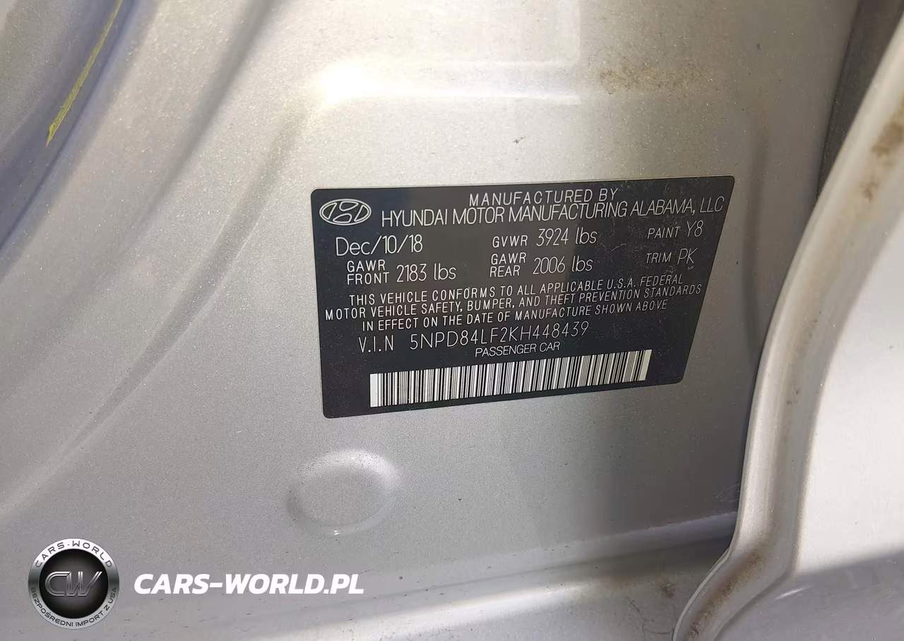 2019 Hyundai Elantra Value Edition VIN:5NPD84LF2KH448439 - 9