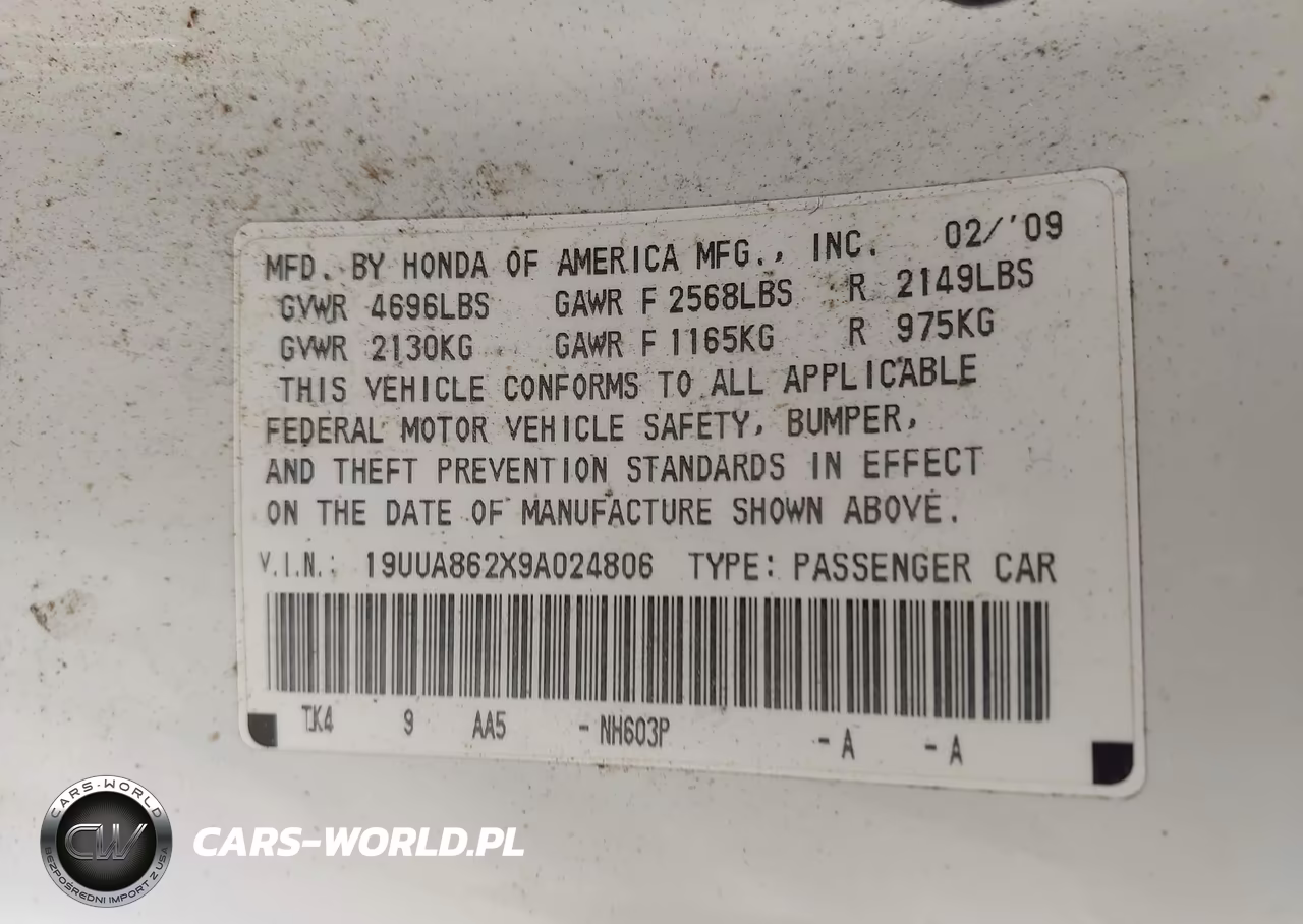 2009 Acura Tl 3.5 VIN:19UUA862X9A024806 - 9