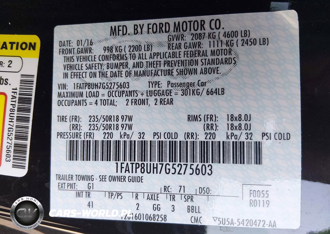 2016 Ford Mustang Ecoboost Premium VIN:1FATP8UH7G5275603 - 9