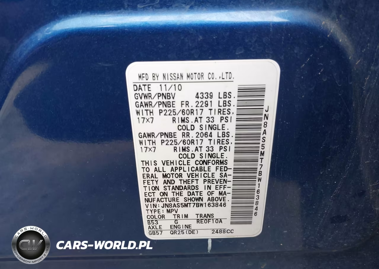 2011 Nissan Rogue Sv VIN:JN8AS5MT7BW163846 - 9