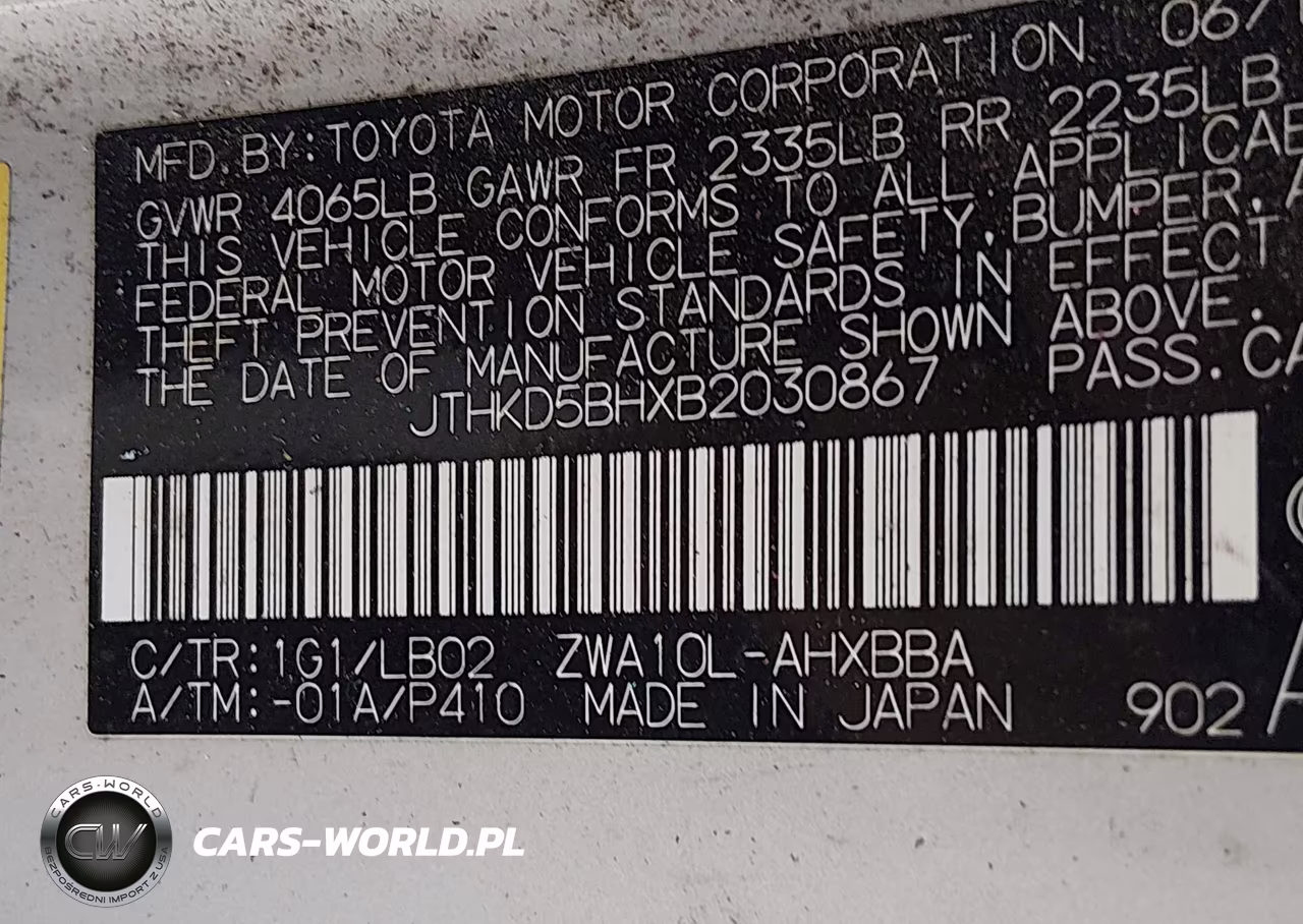 2011 Lexus Ct 200H Premium VIN:JTHKD5BHXB2030867 - 9