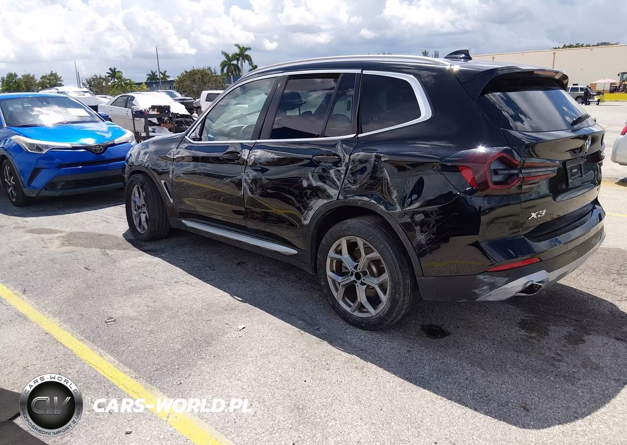 2022 BMW X3 xDrive30I VIN:5UX53DP09N9K31622 - 3