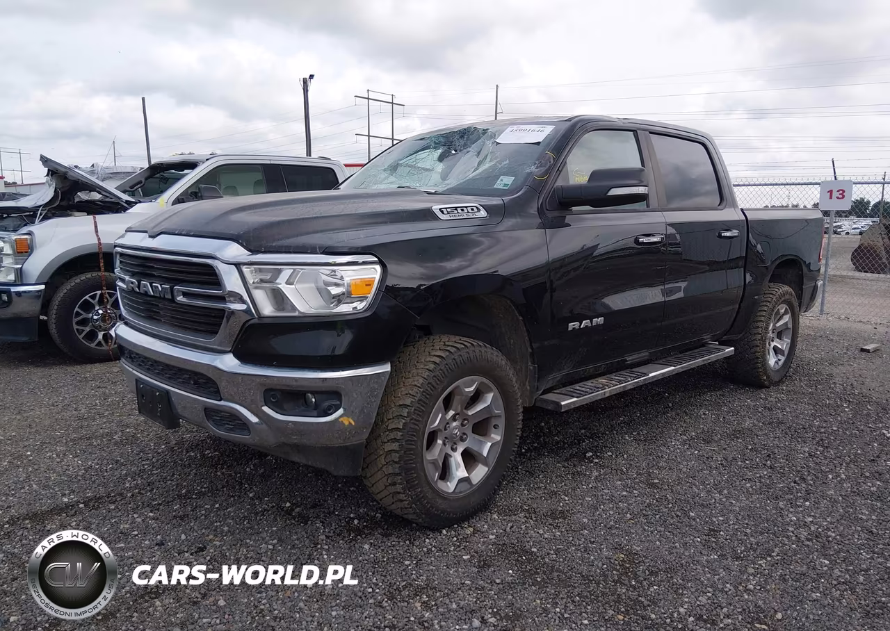 2019 Ram 1500 Big Horn-Lone Star 4X4 5'7 Box VIN:1C6SRFFT2KN730606 - 2