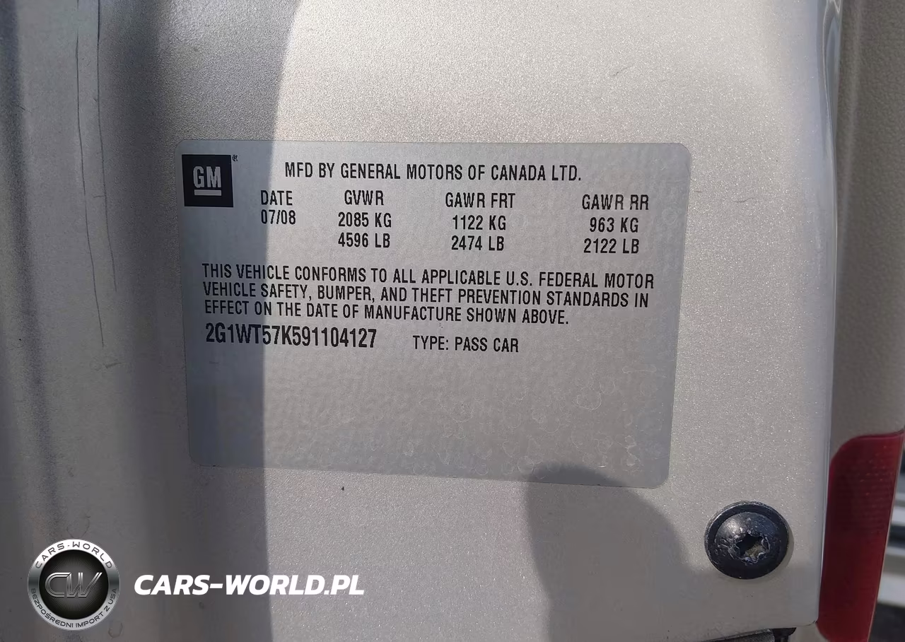 2009 Chevrolet Impala Lt VIN:2G1WT57K591104127 - 9