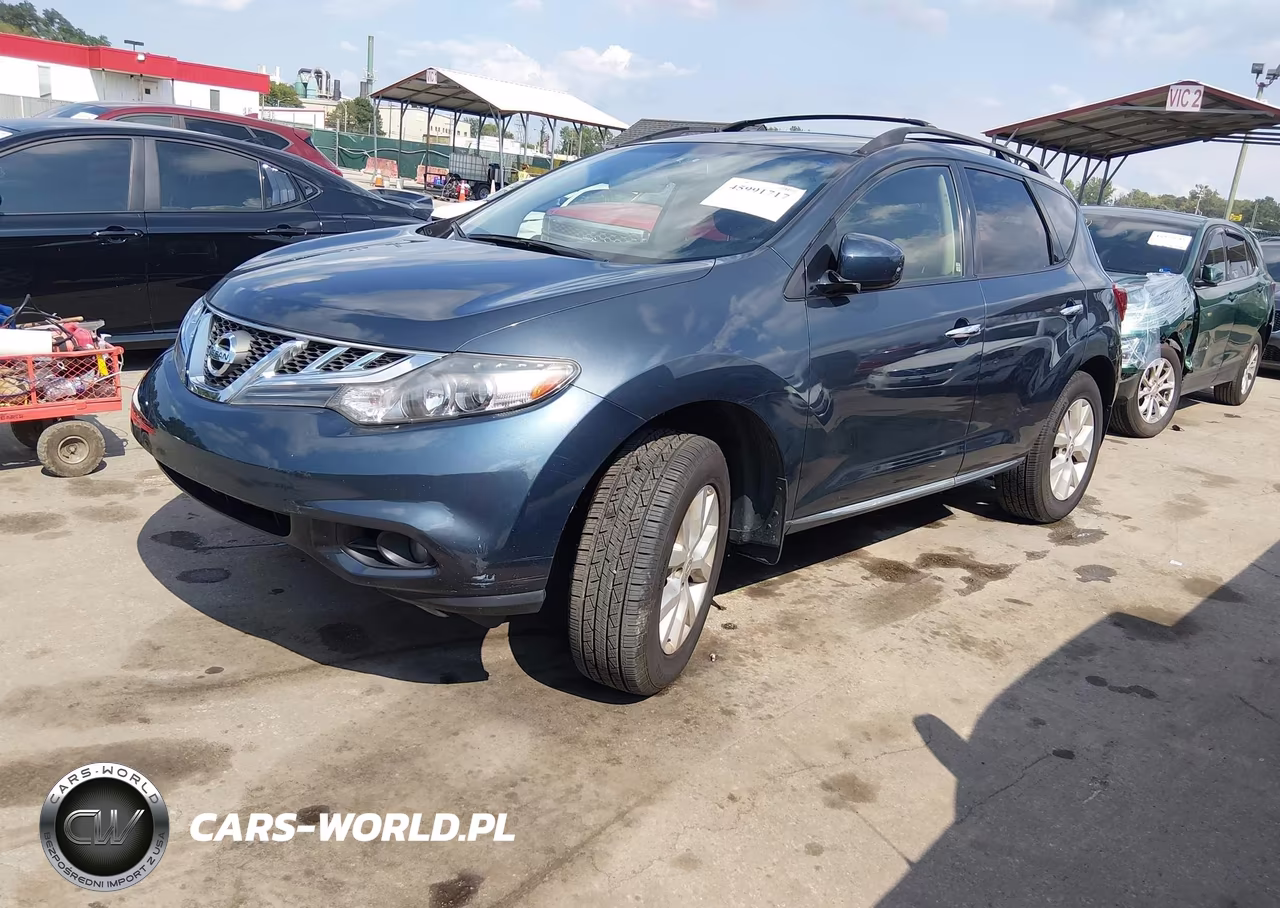 2014 Nissan Murano Sv VIN:JN8AZ1MW0EW516222 - 2