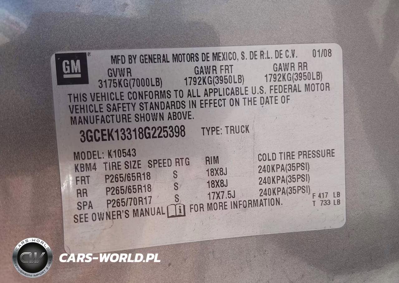 2008 Chevrolet Silverado 1500 Ltz VIN:3GCEK13318G225398 - 9