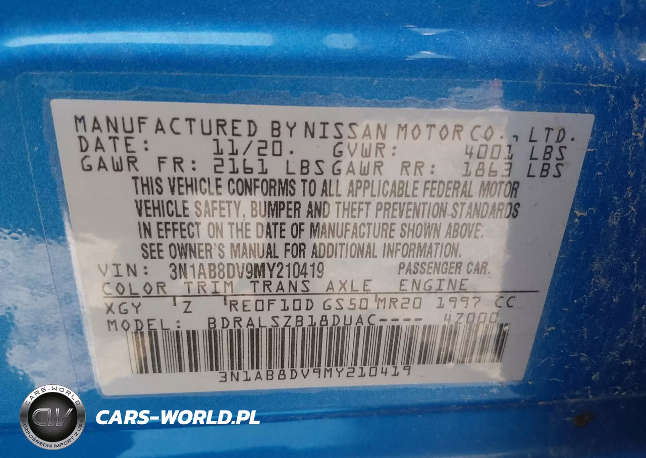 2021 Nissan Sentra Sr Xtronic Cvt VIN:3N1AB8DV9MY210419 - 9