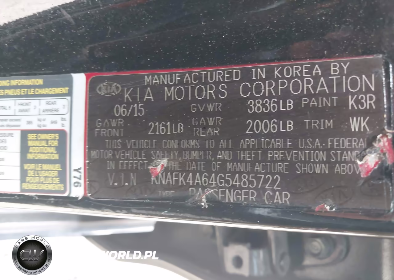 2016 Kia Forte Lx VIN:KNAFK4A64G5485722 - 9