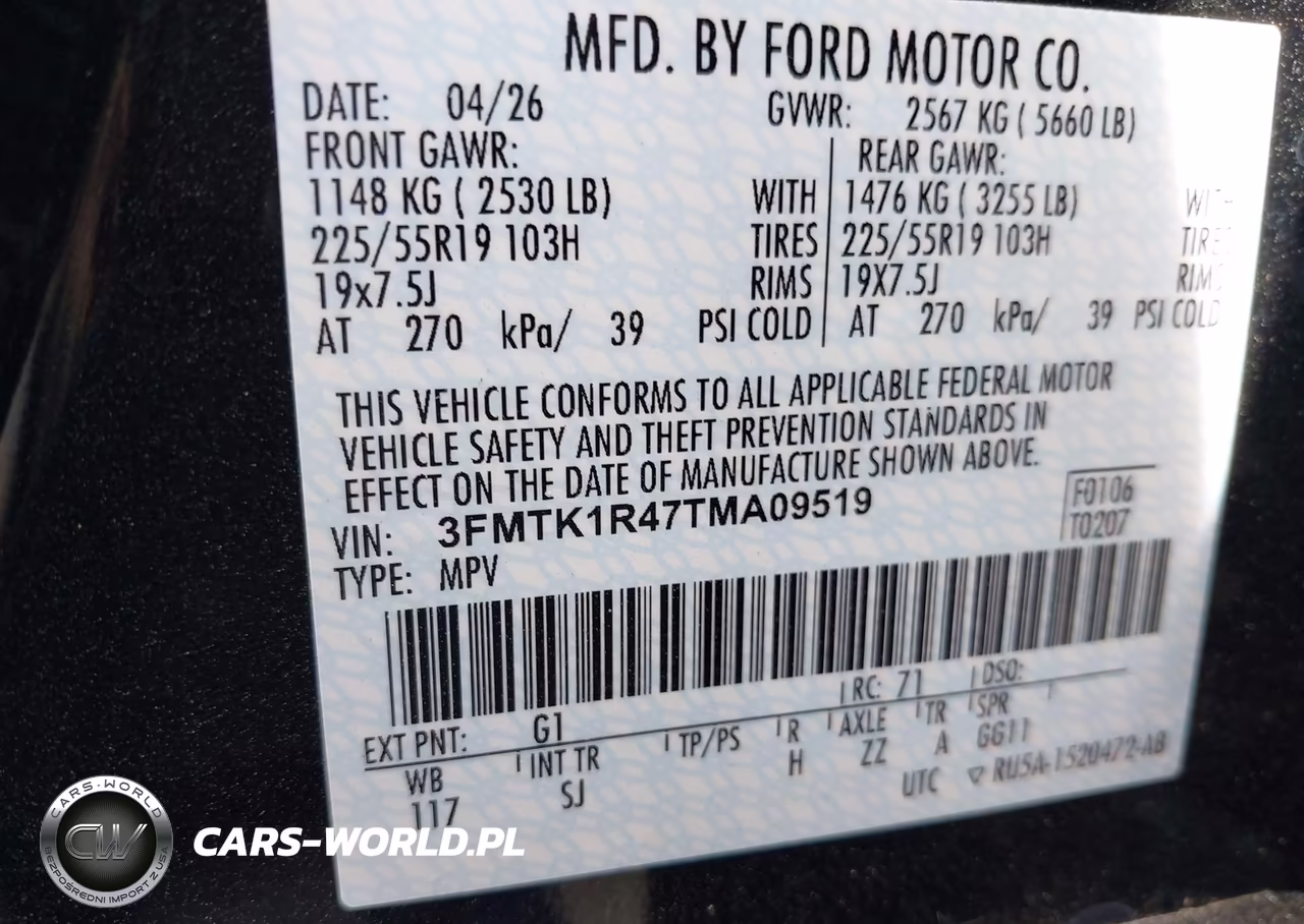 2026 Ford Mustang Mach-E Select VIN:3FMTK1R47TMA09519 - 9