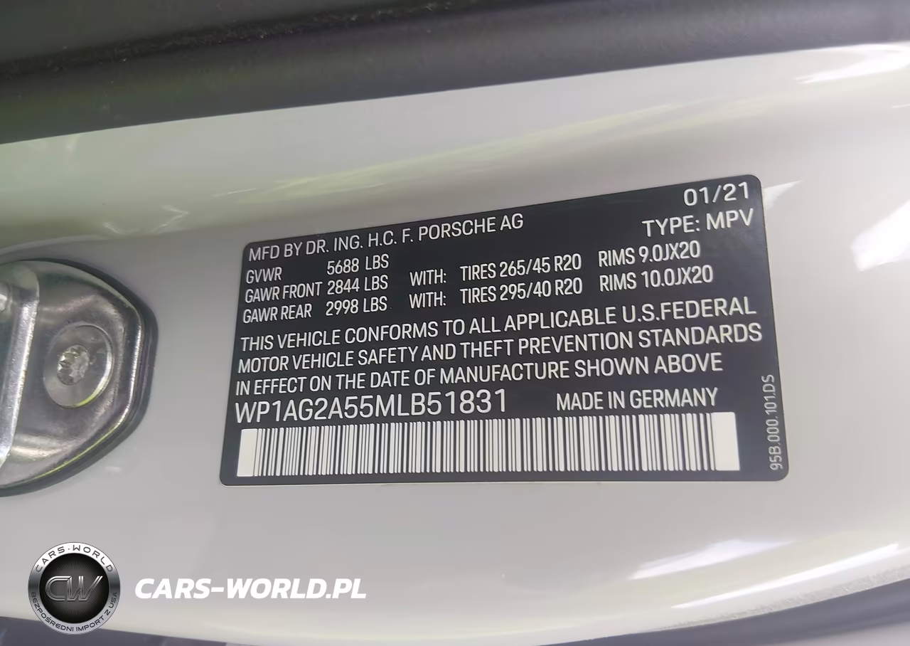 2021 Porsche Macan Gts VIN:WP1AG2A55MLB51831 - 9
