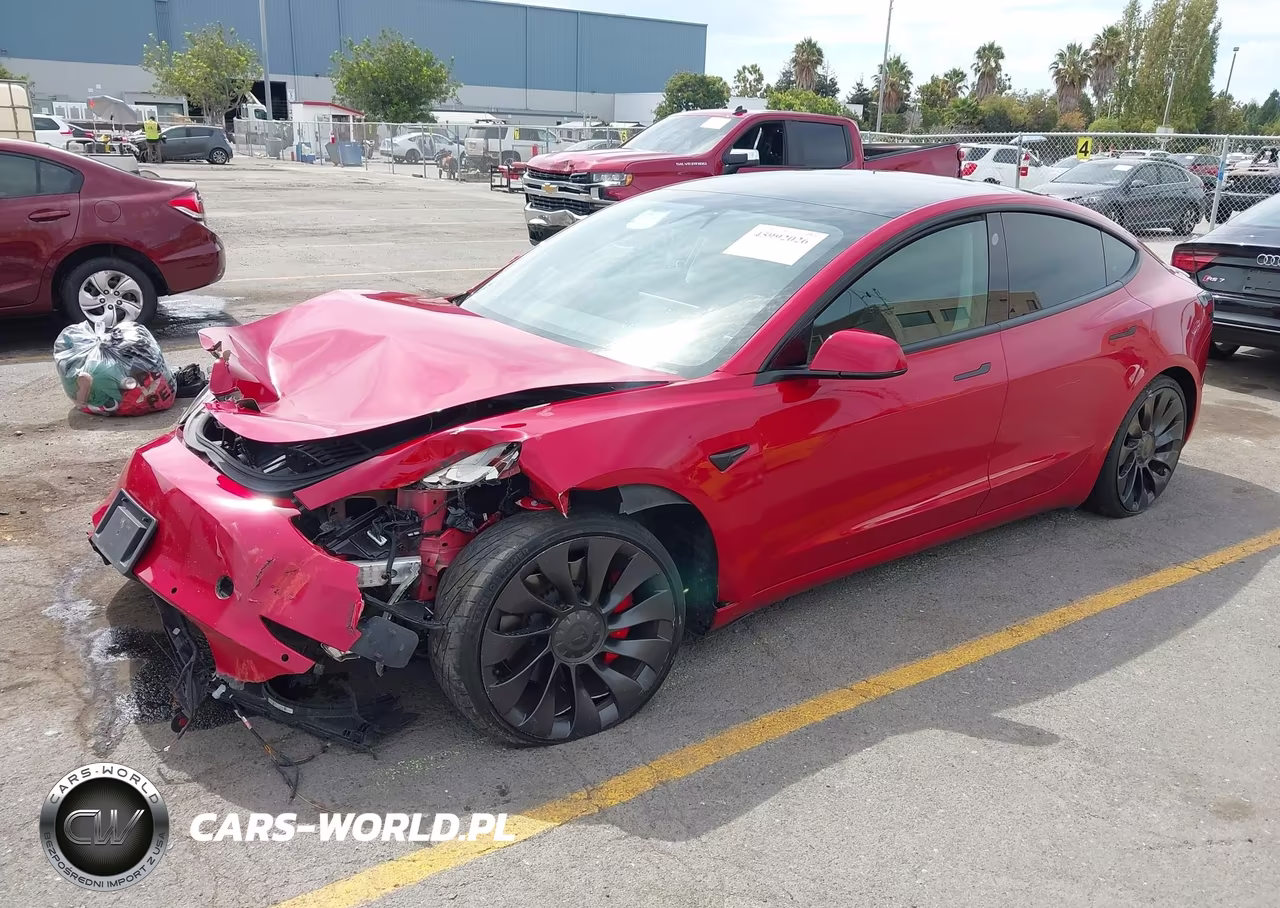 2022 Tesla Model 3 Performance Dual Motor All-Wheel Drive VIN:5YJ3E1EC3NF131357 - 2