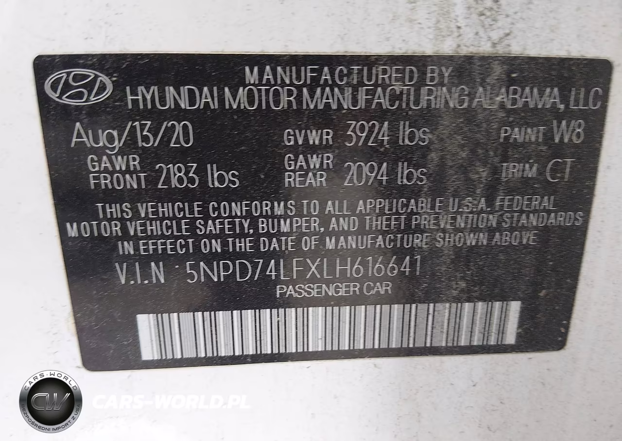 2020 Hyundai Elantra Se VIN:5NPD74LFXLH616641 - 9