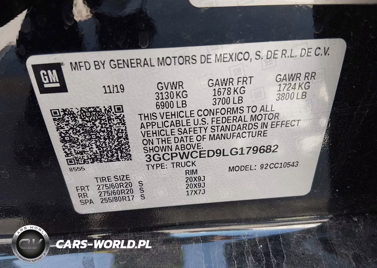 2020 Chevrolet Silverado 1500 2Wd Short Bed Lt VIN:3GCPWCED9LG179682 - 9