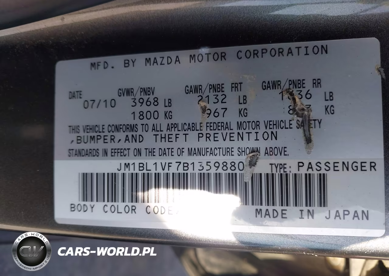 2011 Mazda Mazda3 I Touring VIN:JM1BL1VF7B1359880 - 9