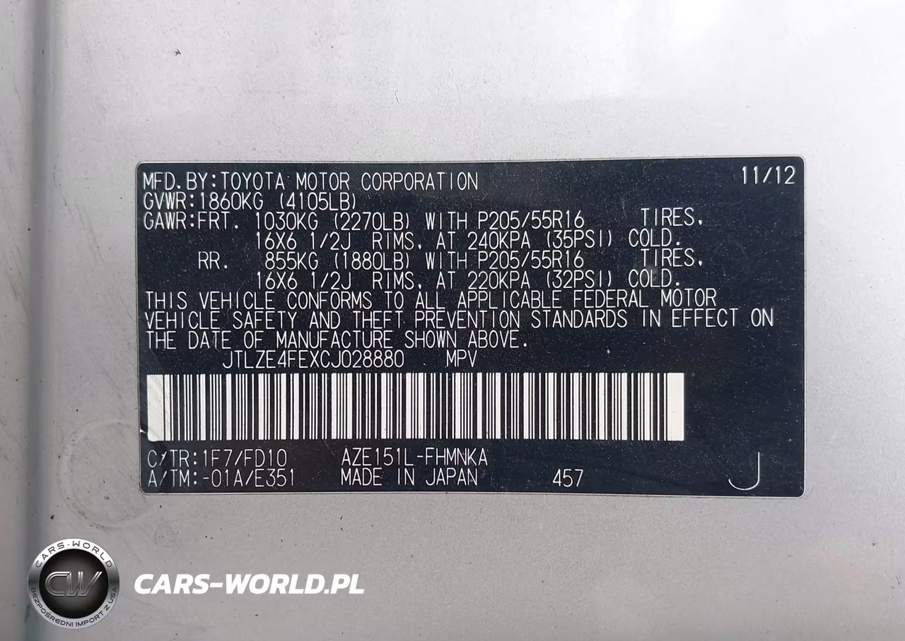 2012 Scion Xb VIN:JTLZE4FEXCJ028880 - 9