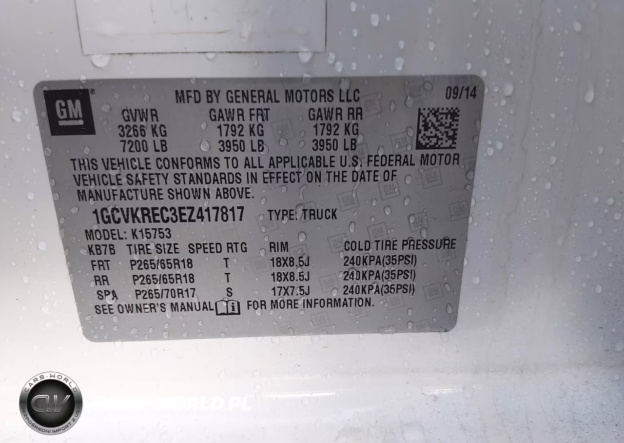2014 Chevrolet Silverado 1500 Lt VIN:1GCVKREC3EZ417817 - 9