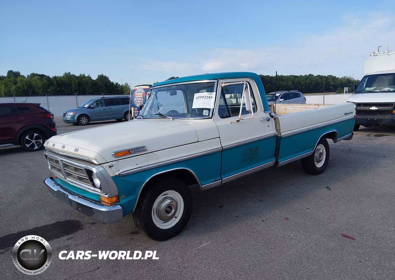 1972 Ford F VIN:F10HLP03541 - 2