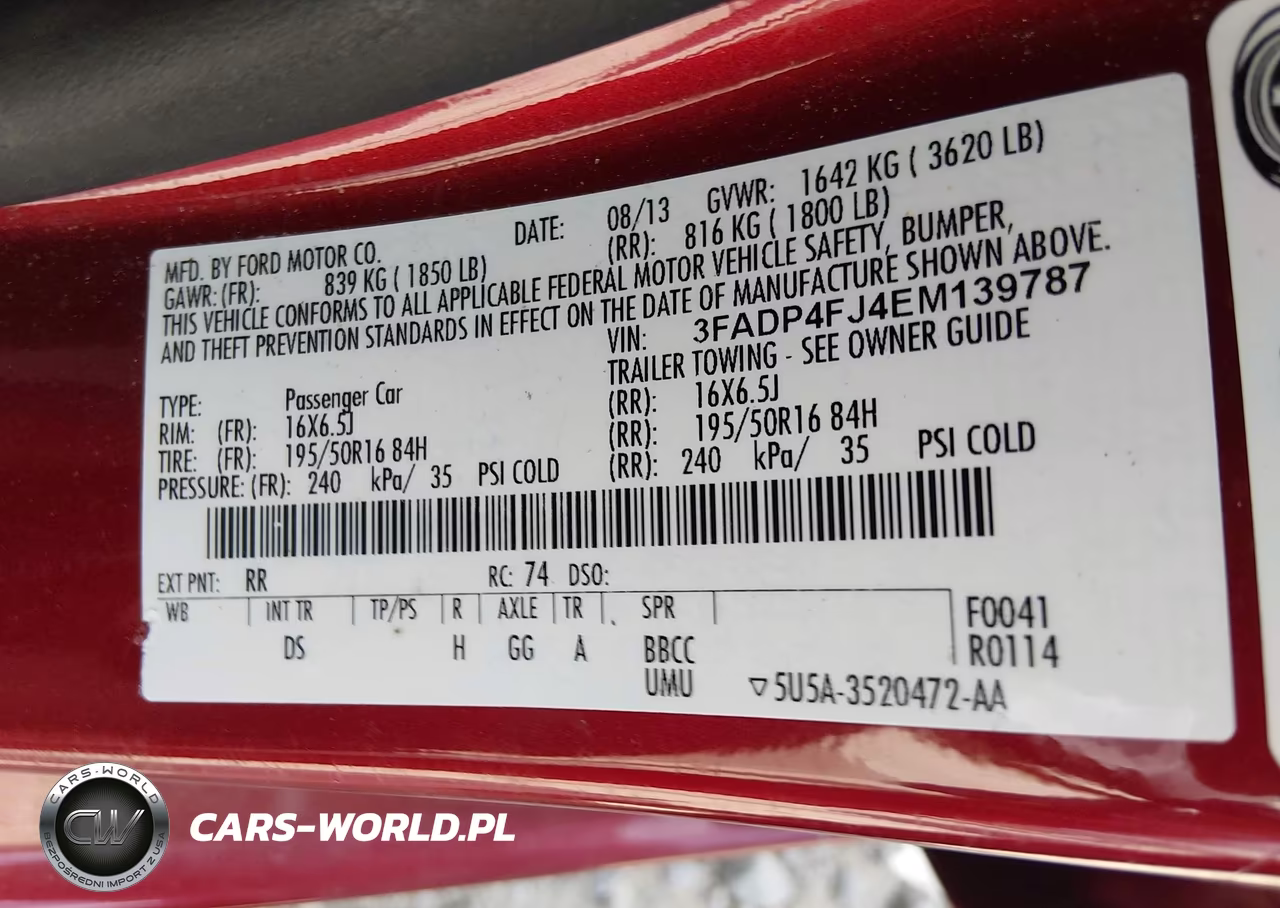 2014 Ford Fiesta Titanium VIN:3FADP4FJ4EM139787 - 9
