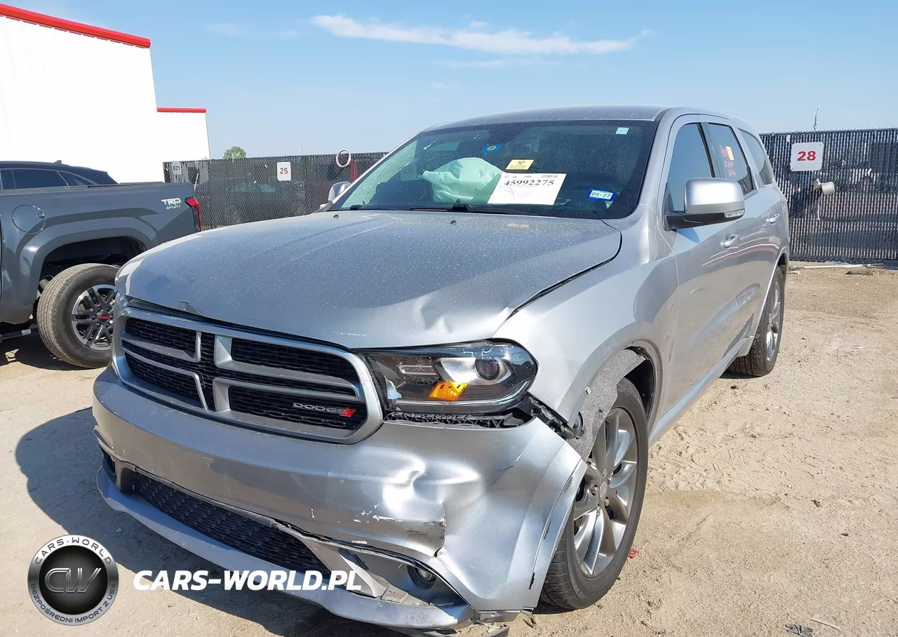 2017 Dodge Durango Gt Rwd VIN:1C4RDHDG1HC724128 - 2