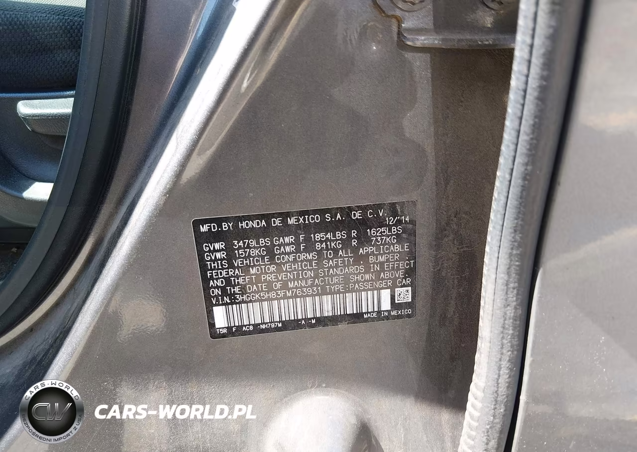 2015 Honda Fit Ex-Ex-L VIN:3HGGK5H83FM763931 - 9