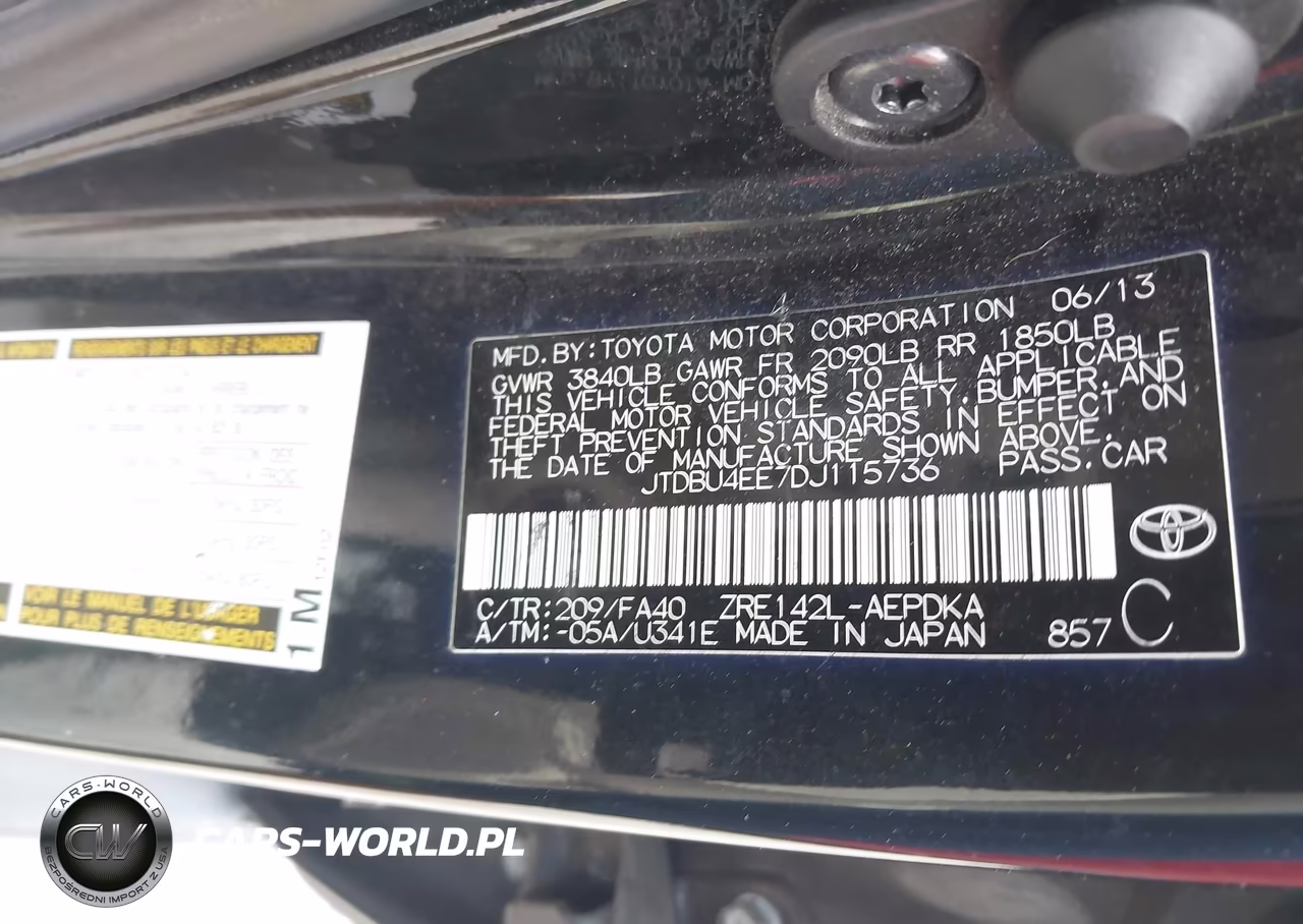2013 Toyota Corolla L VIN:JTDBU4EE7DJ115736 - 9