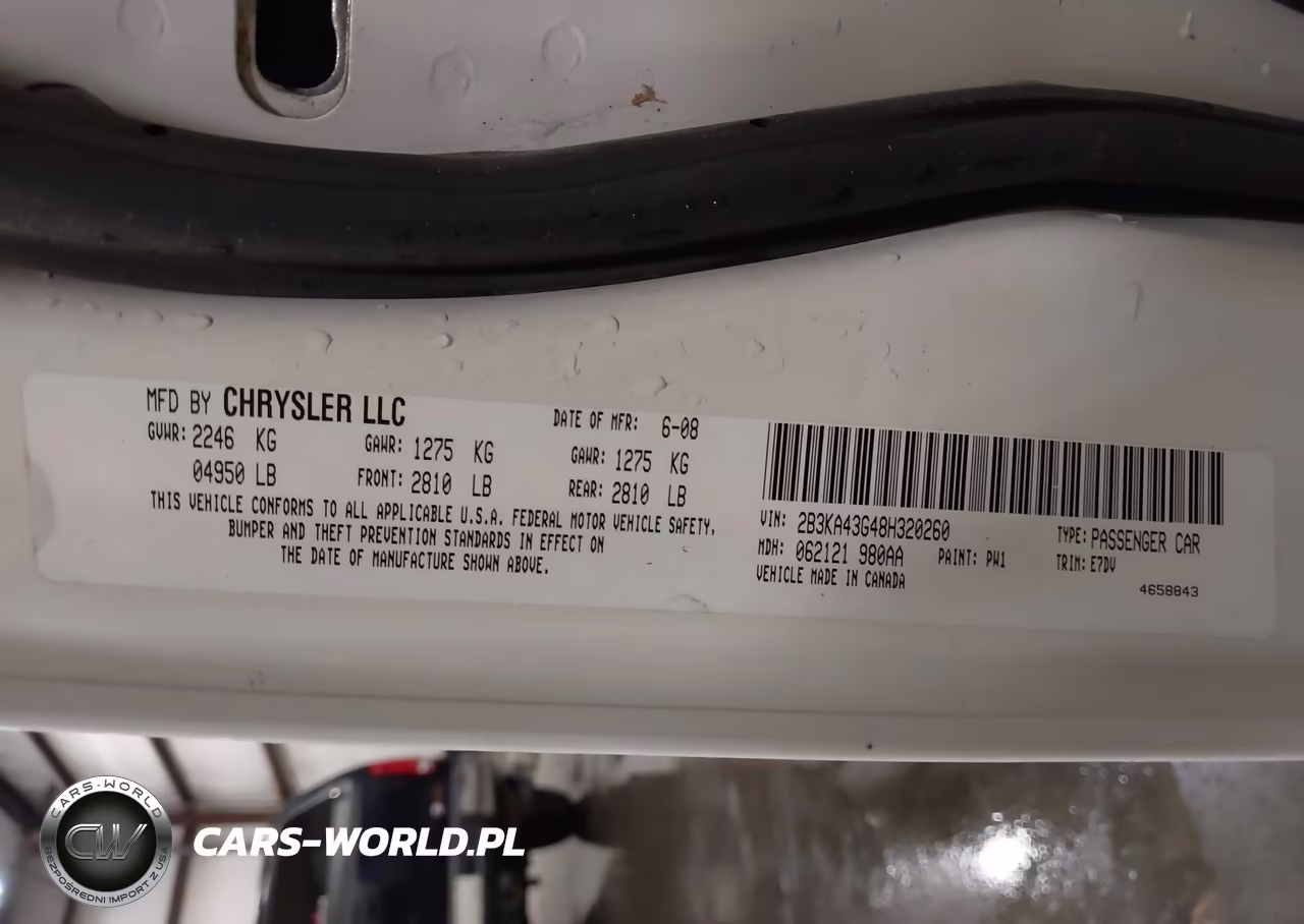 2008 Dodge Charger VIN:2B3KA43G48H320260 - 9