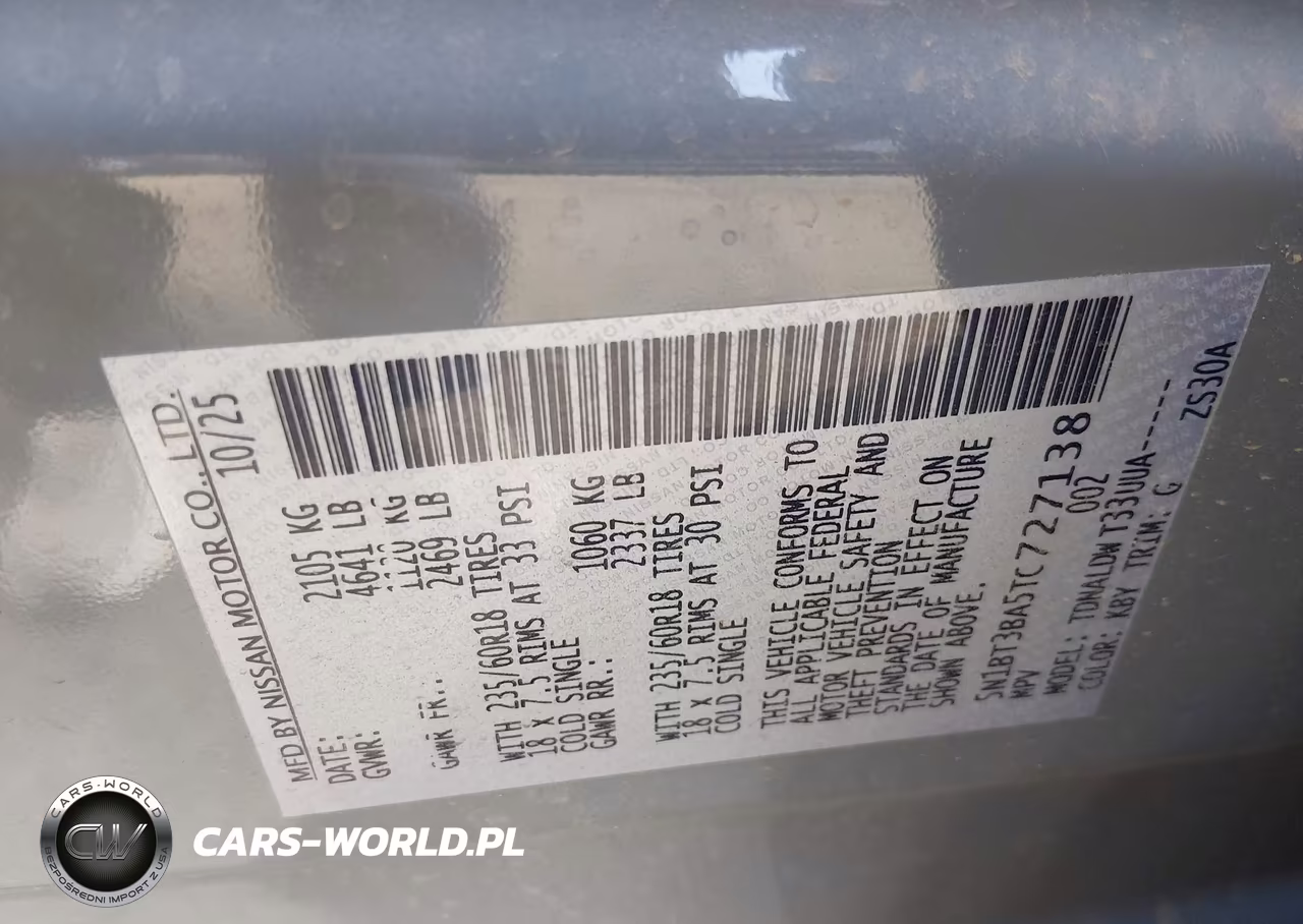 2026 Nissan Rogue Sv VIN:5N1BT3BA5TC727138 - 9
