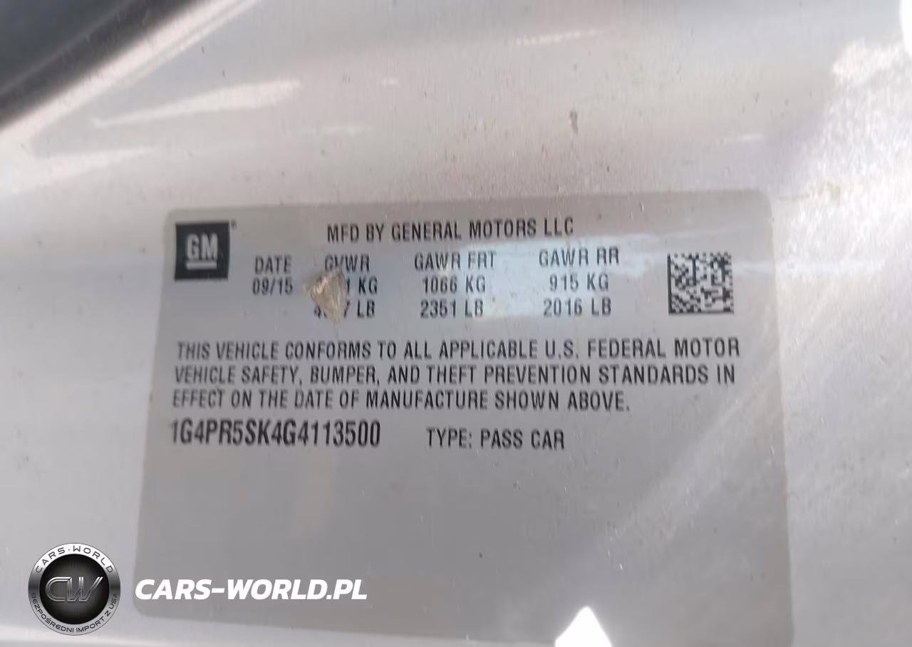 2016 Buick Verano Convenience Group VIN:1G4PR5SK4G4113500 - 9