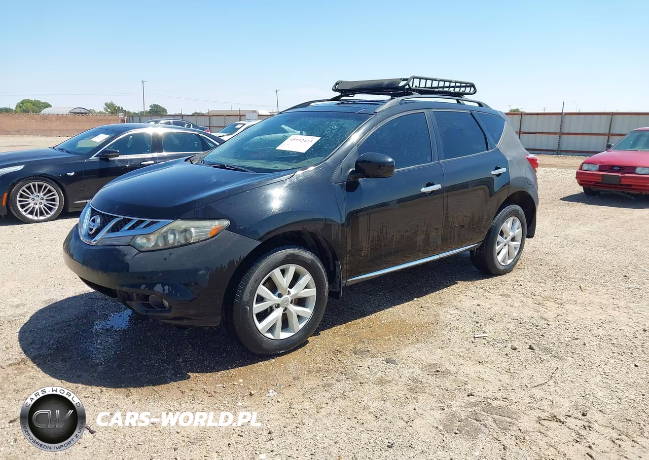 2013 Nissan Murano Sl VIN:JN8AZ1MU5DW210369 - 2