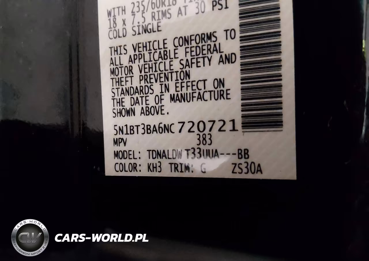 2022 Nissan Rogue Sv Fwd VIN:5N1BT3BA6NC720721 - 9