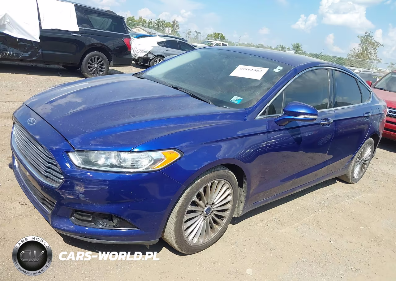 2016 Ford Fusion Titanium VIN:3FA6P0K90GR284196 - 2