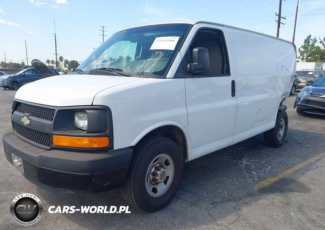 2013 Chevrolet Express 2500 Work Van VIN:1GCWGFBA5D1153729 - 2