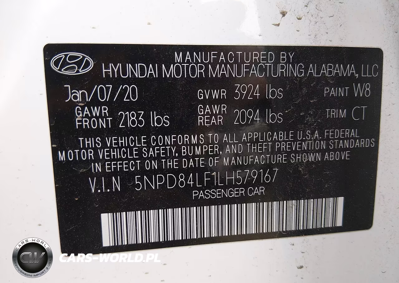2020 Hyundai Elantra Sel VIN:5NPD84LF1LH579167 - 9