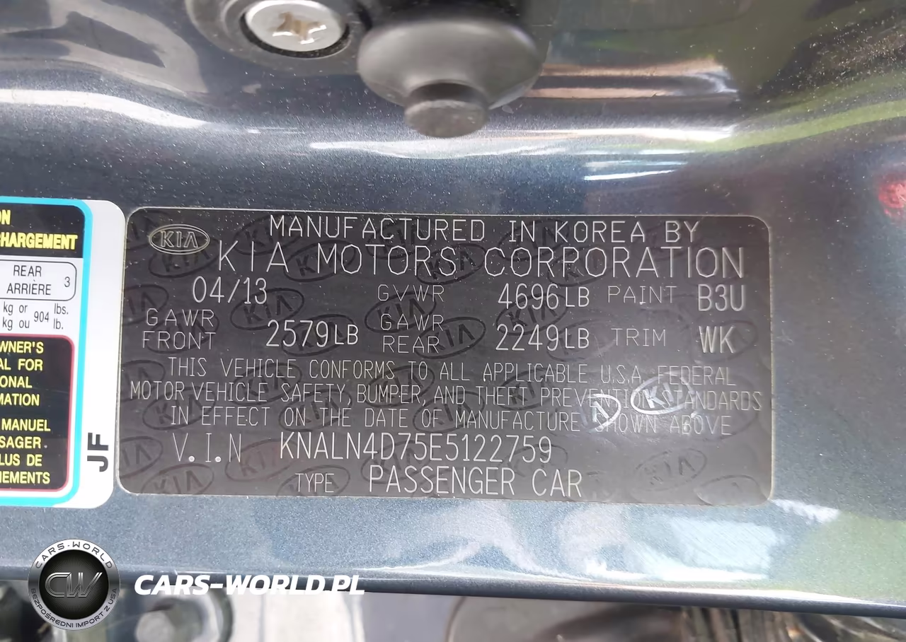 2014 Kia Cadenza Premium VIN:KNALN4D75E5122759 - 9