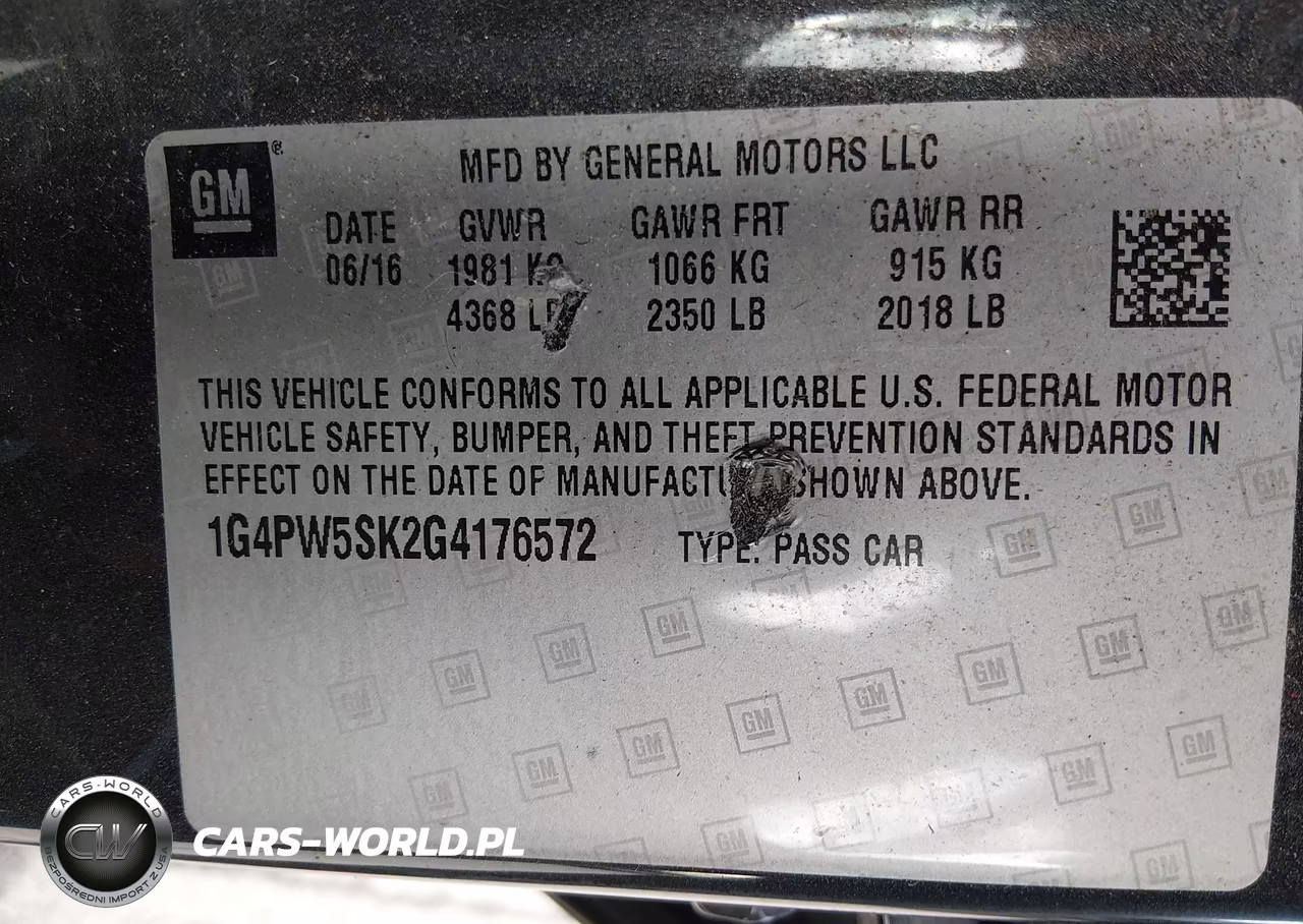 2016 Buick Verano Sport Touring Group VIN:1G4PW5SK2G4176572 - 9