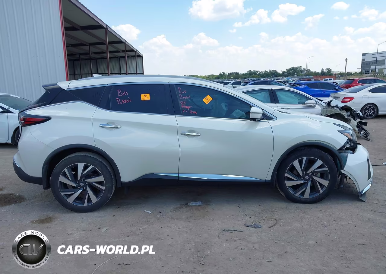 2022 Nissan Murano Sl Fwd VIN:5N1AZ2CJ1NC129392 - 10