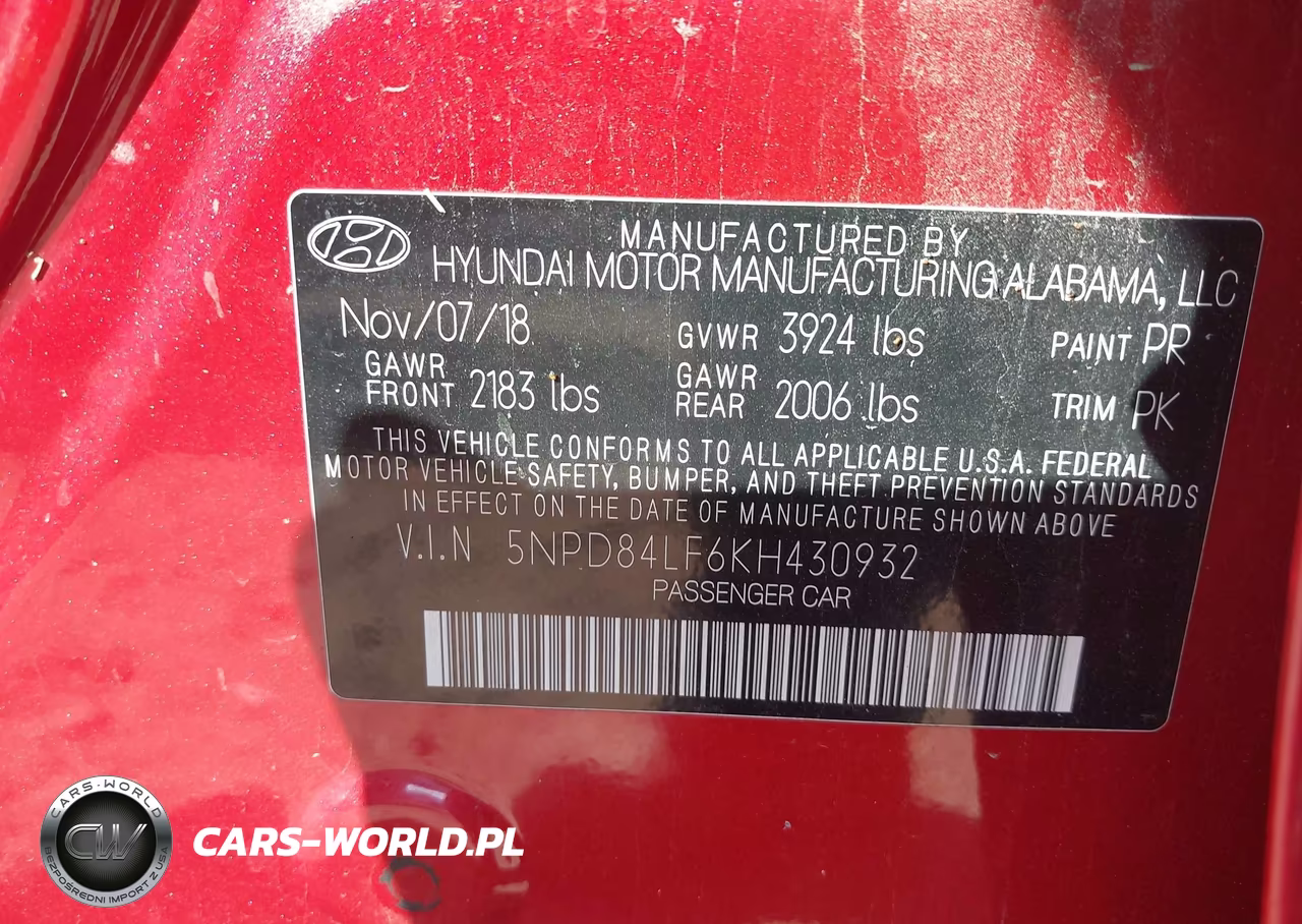 2019 Hyundai Elantra Sel VIN:5NPD84LF6KH430932 - 9