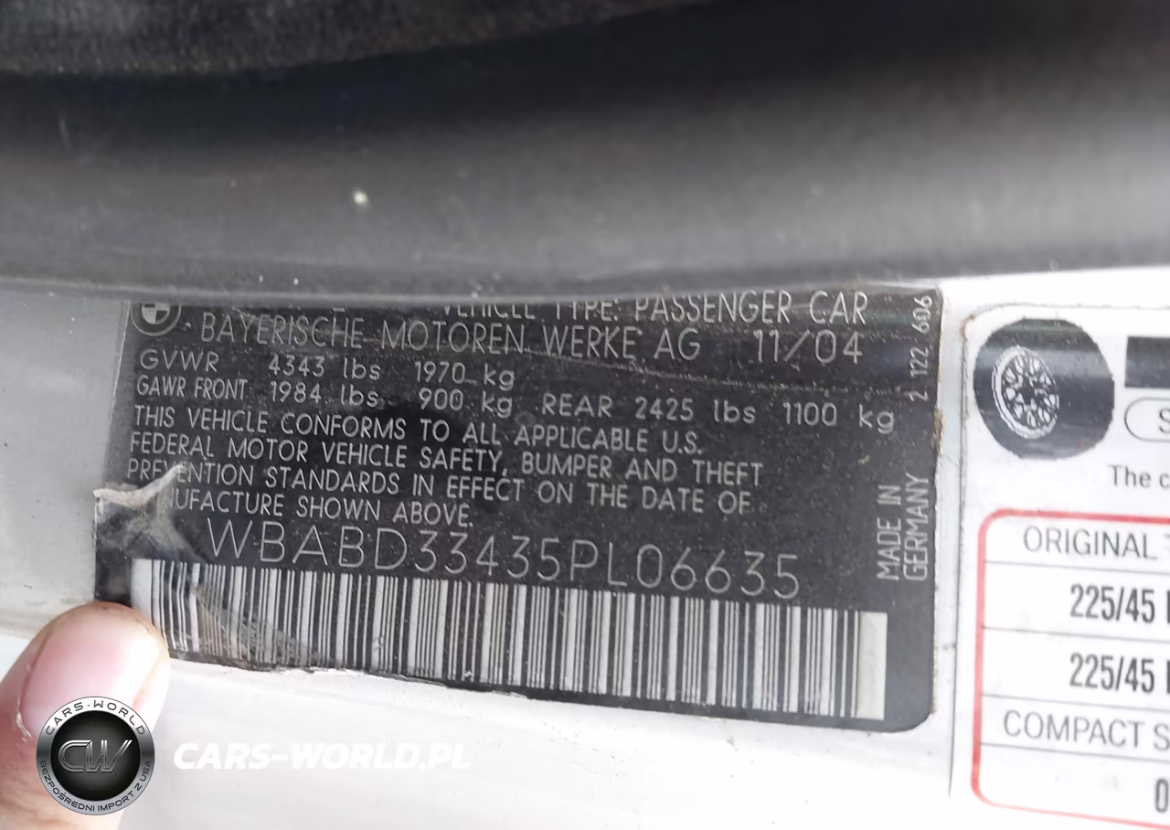 2005 BMW 325Ci VIN:WBABD33435PL06635 - 9