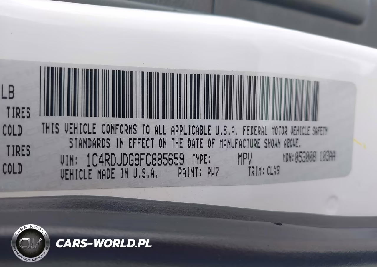2015 Dodge Durango Limited VIN:1C4RDJDG8FC885659 - 9