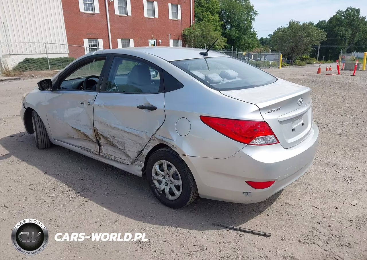 2012 Hyundai Accent Gls VIN:KMHCT4AEXCU064464 - 3