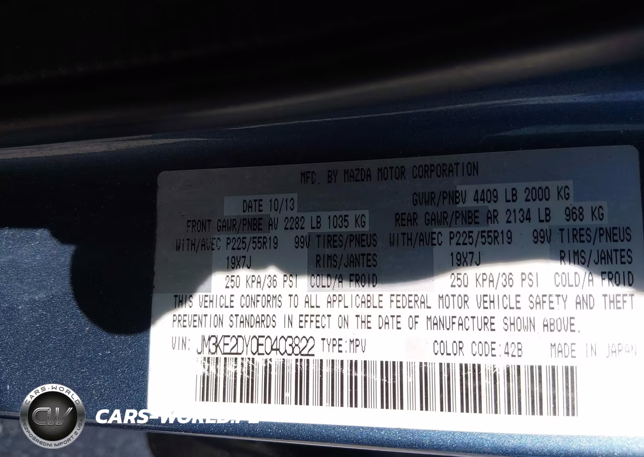 2014 Mazda Cx-5 Grand Touring VIN:JM3KE2DY0E0403822 - 9