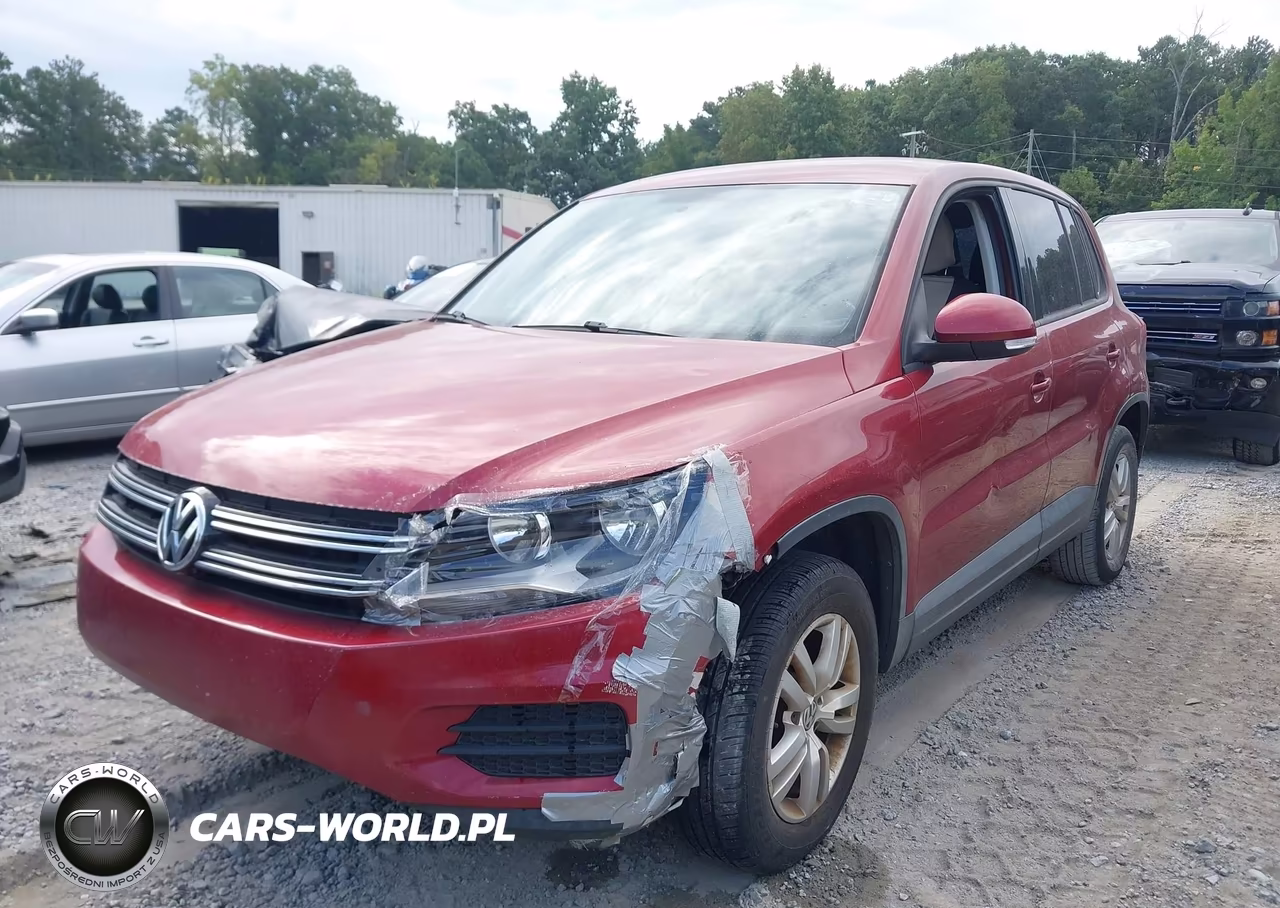 2014 Volkswagen Tiguan S VIN:WVGAV3AX1EW110221 - 2