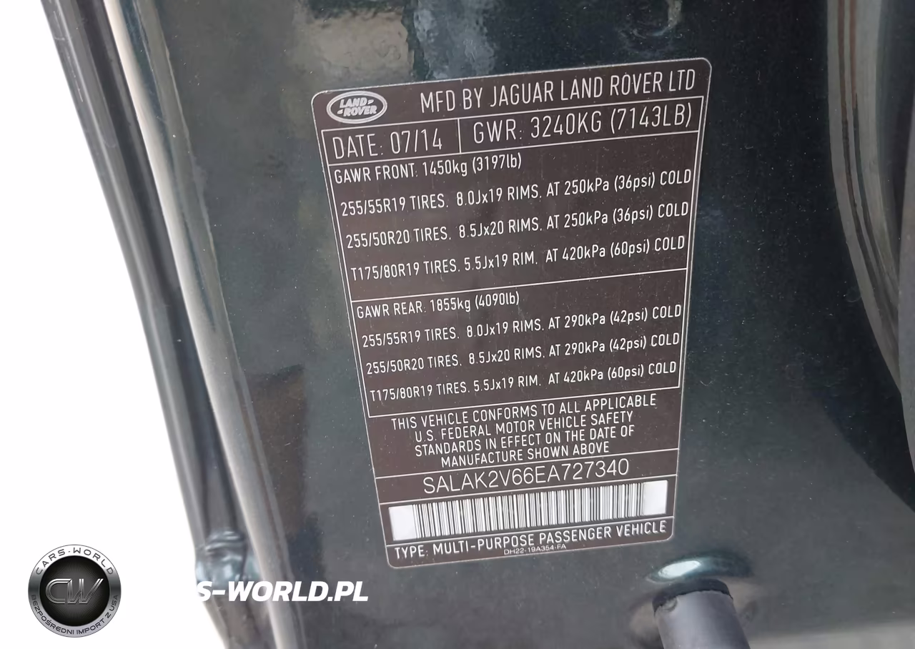 2014 Land Rover Lr4 VIN:SALAK2V66EA727340 - 9