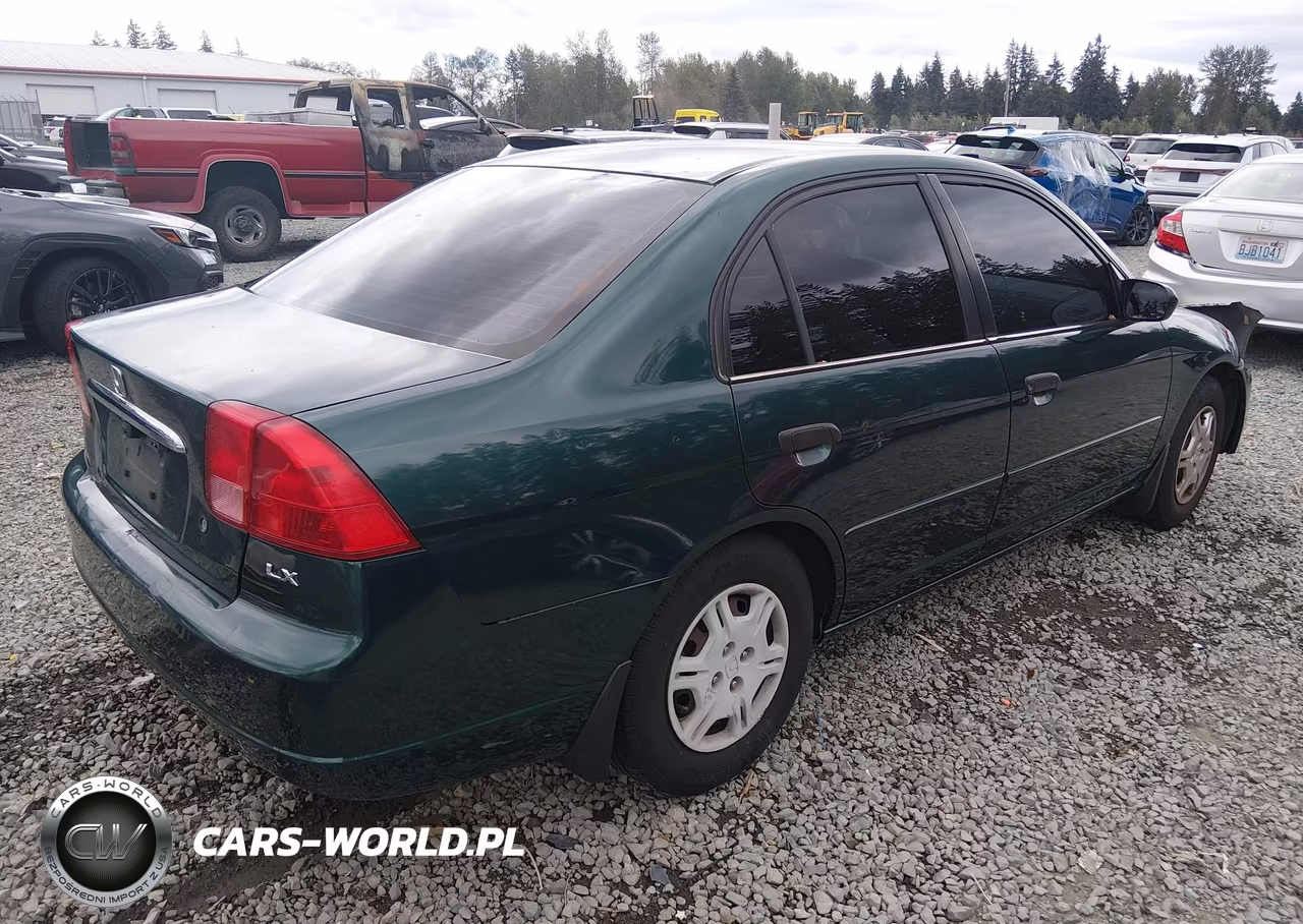 2001 Honda Civic Lx VIN:JHMES15521S000967 - 4