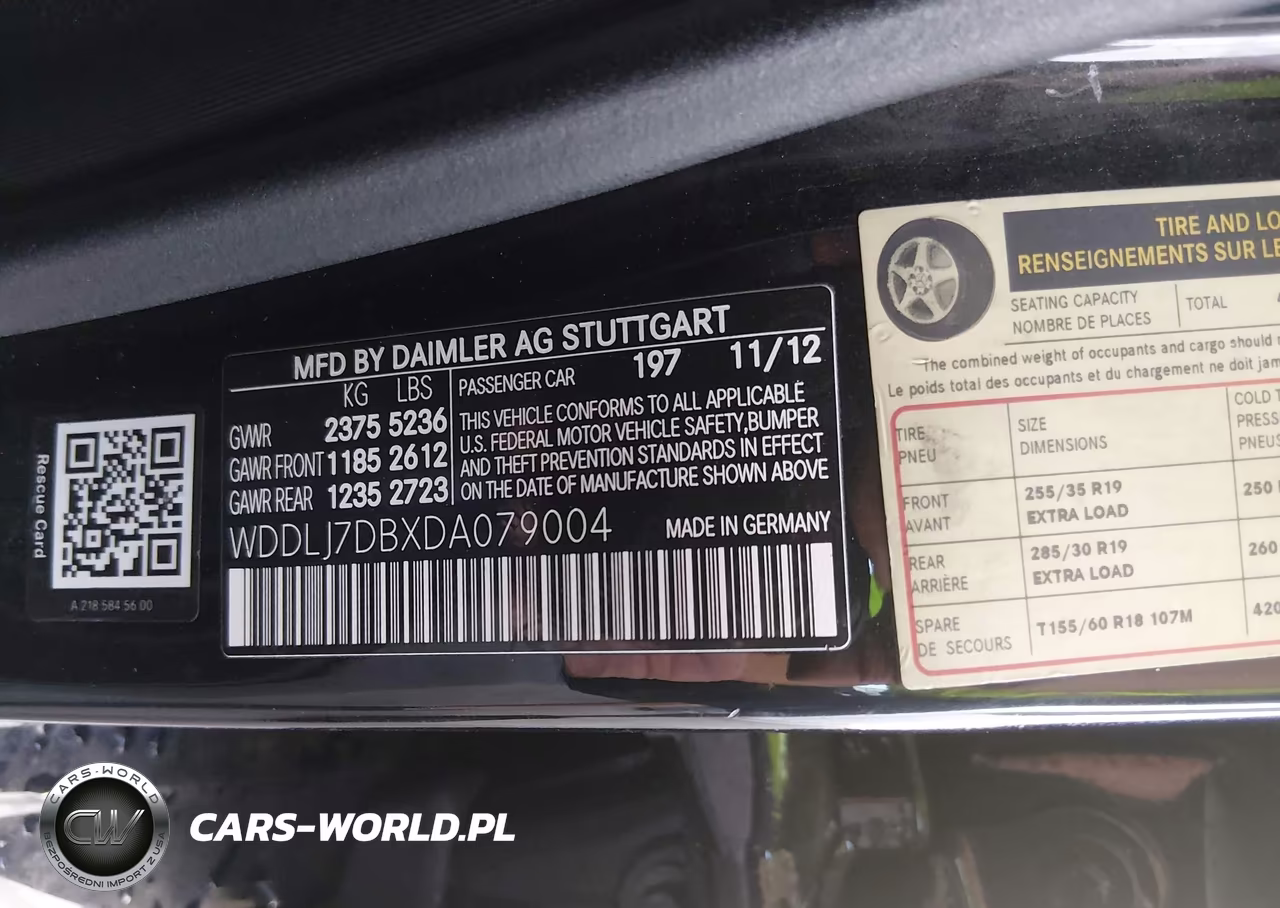 2013 Mercedes-Benz Cls 550 VIN:WDDLJ7DBXDA079004 - 9