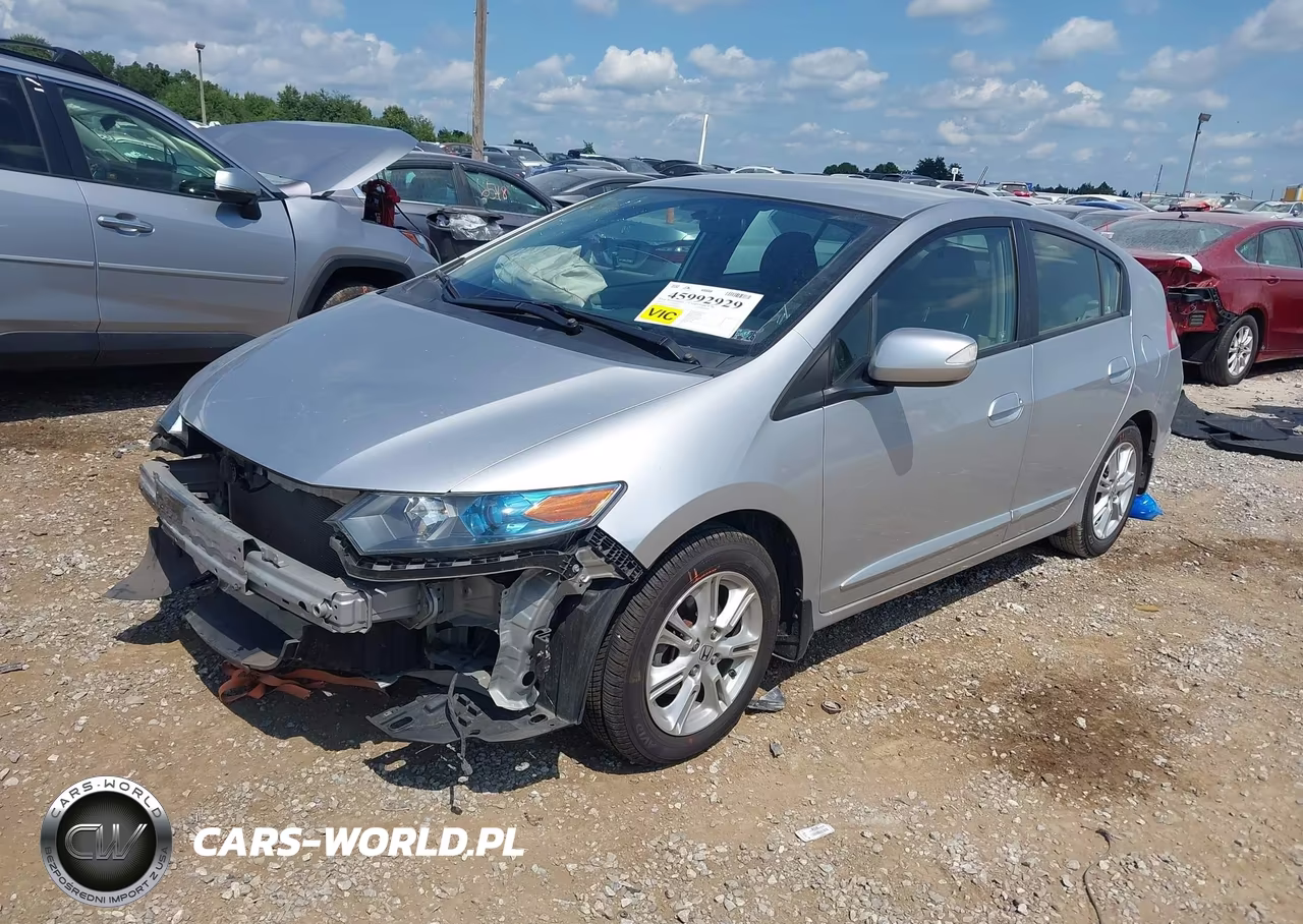 2010 Honda Insight Ex VIN:JHMZE2H78AS019826 - 2