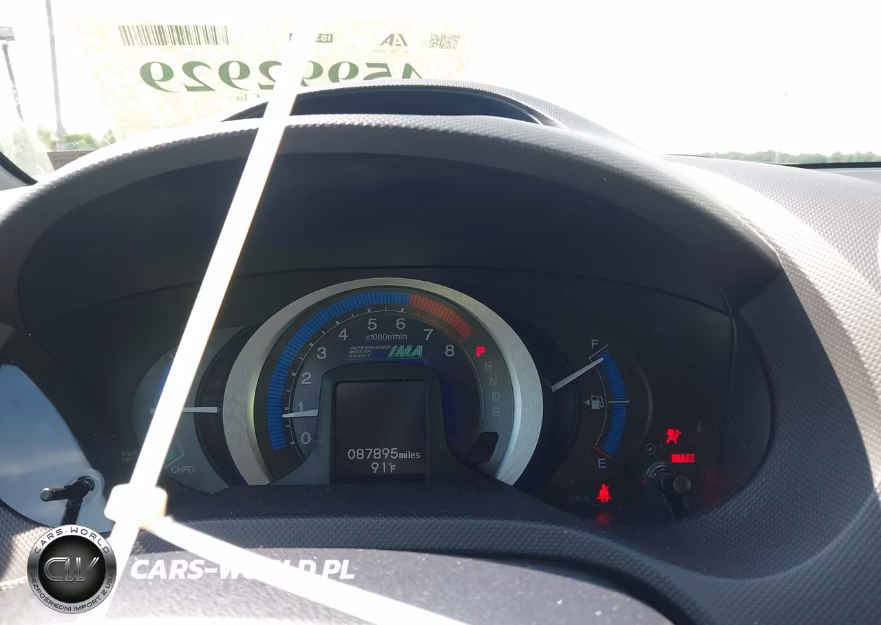 2010 Honda Insight Ex VIN:JHMZE2H78AS019826 - 7
