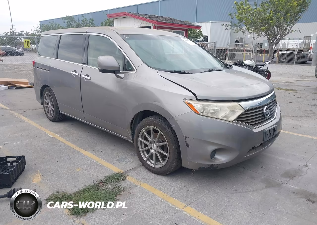 2012 Nissan Quest S VIN:JN8AE2KP9C9031411 - 1