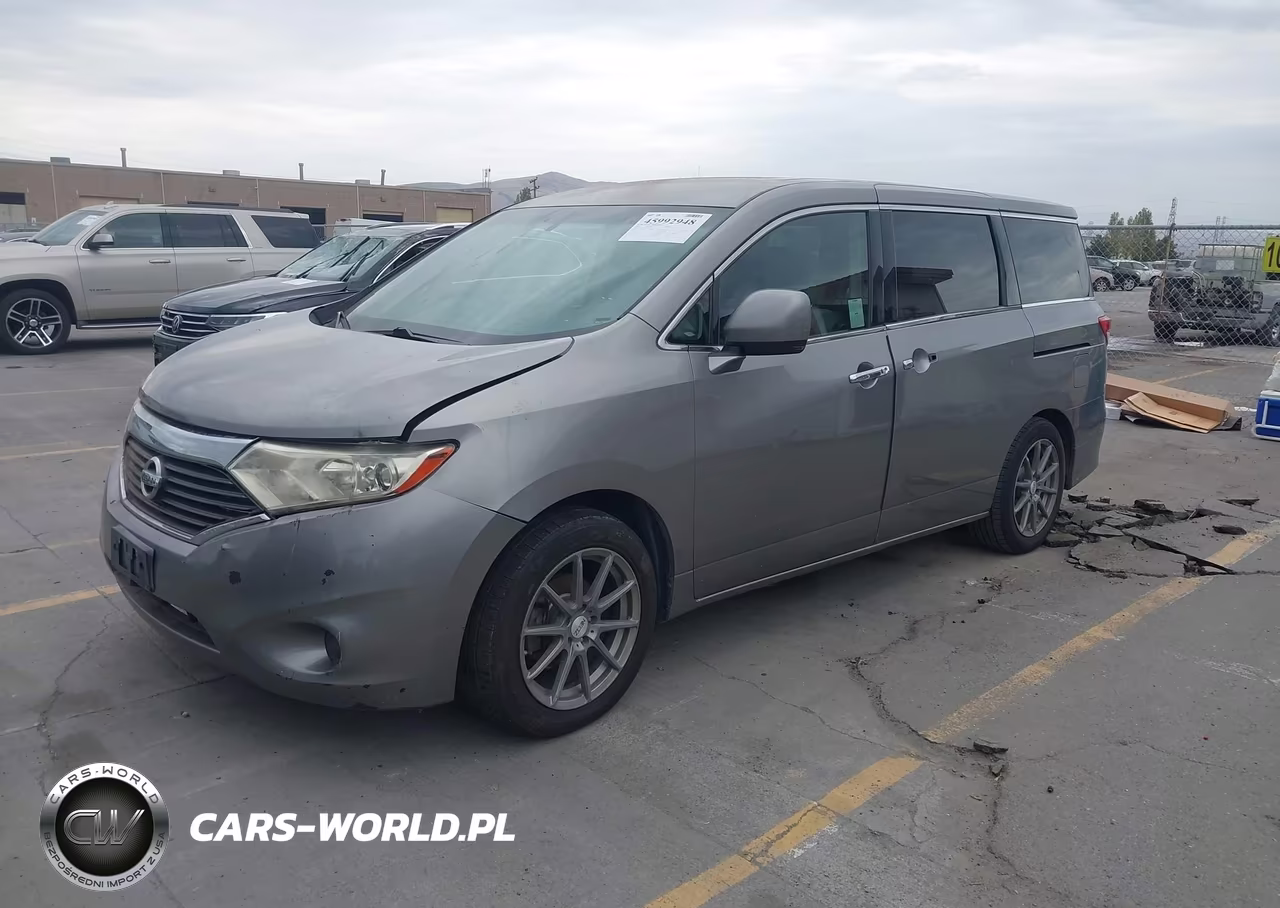 2012 Nissan Quest S VIN:JN8AE2KP9C9031411 - 2