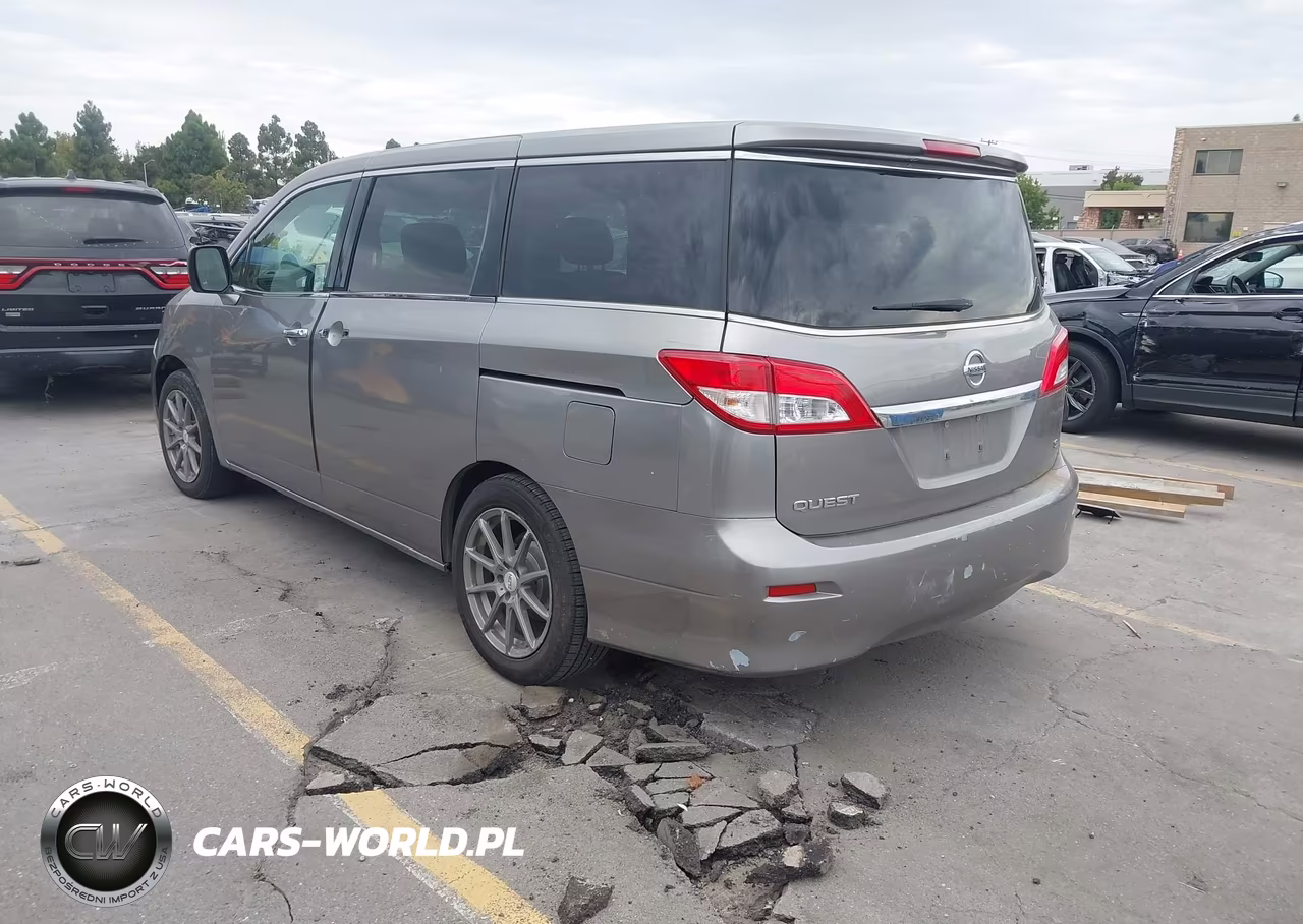 2012 Nissan Quest S VIN:JN8AE2KP9C9031411 - 3